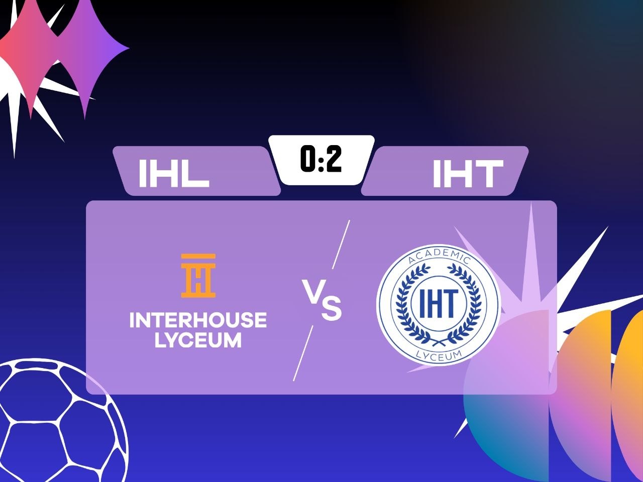 Итог товарищеского матча IHL — IHT: 0:2
